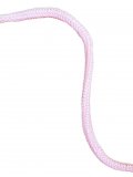 Polyesterová odevná šnúrka 6 mm - svetlá ružová