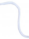 Polyesterová odevná šnúrka 6mm - biela