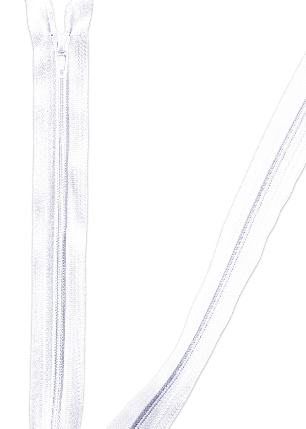 Zips pirlov deliten 75 cm - biely - Kliknutm na obrzok zatvorte -
